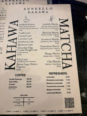 Menu photo 1 Annkello Kahawa Houston, TX