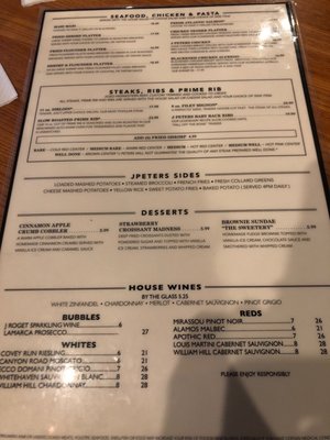Menu photo 2 J Peters Grill & Bar Lavonia, GA Menu photo 2 J Peters Grill & Bar Lavonia, GA