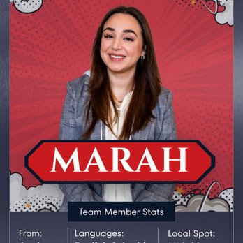 Christopher Watzke - State Farm Insurance Agent - Meet Marah! Originally from Jordan, she helps customers in English and Arabic and brings a positive attitude to our office... - Home & Rental Insurance Near Me - Burbank, Illinois Christopher Watzke - State Farm Insurance Agent - Meet Marah! Originally from Jordan, she helps customers in English and Arabic and brings a positive attitude to our office... - Home & Rental Insurance Near Me - Burbank, Illinois