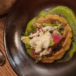 Starters Menu: Pulled Pork Sopes