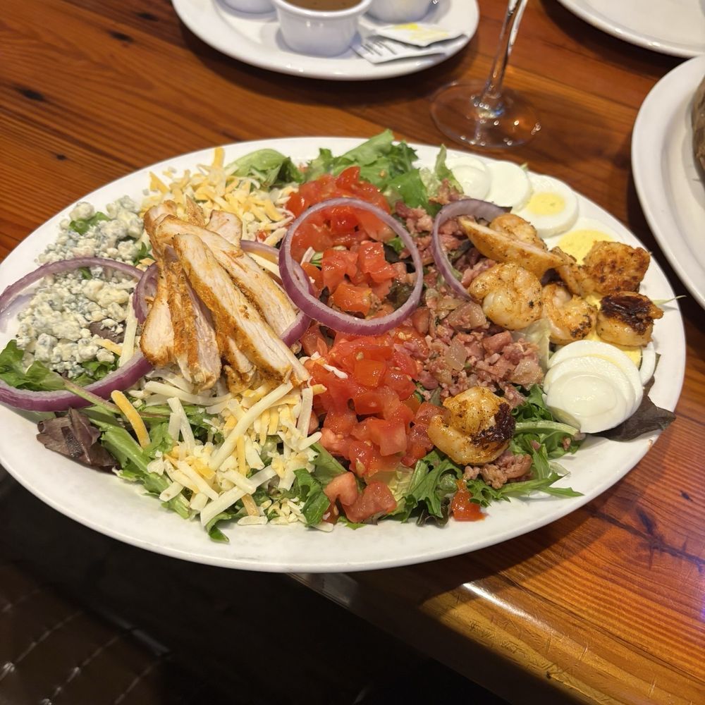 Miller's Ale House - BLACKENED SHRIMP & CHICKEN COBB SALAD - Sports Bars Near Me - Boca Raton, Florida