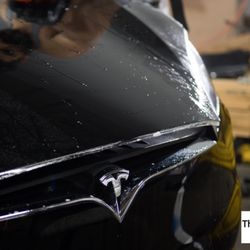 The Automat - Tesla Model S - paint protection film install