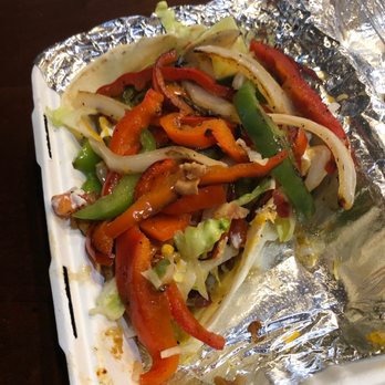 Taco Love Grill - Chicken bacon taco w veggies. Very tasty - Mexican Near Me - White Marsh, Maryland