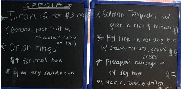 Food from H Lounge Food Truck