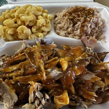 Tapas Caribbean Kitchen - Jerk chicken with rice and beans and macaroni and cheese - Caribbean Near Me - Zanesville, Ohio Tapas Caribbean Kitchen - Jerk chicken with rice and beans and macaroni and cheese - Caribbean Near Me - Zanesville, Ohio