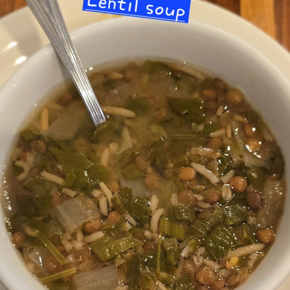 Dream Kabob - Lentil soup.. too many onions (just my personal preference, otherwise it was good. - Mediterranean Near Me - Las Vegas, Nevada