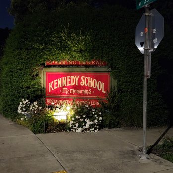McMenamins Kennedy School - Signage - Hotels Near Me - Portland, Oregon