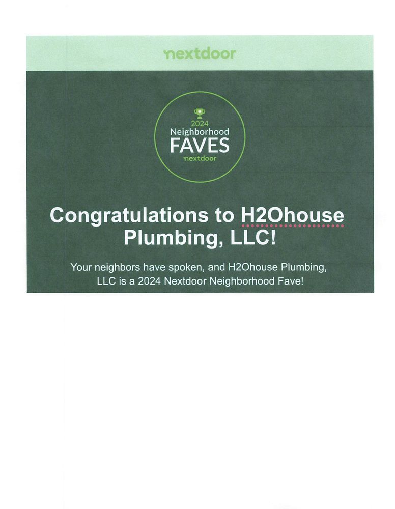 Slide of H2Ohouse Plumbing