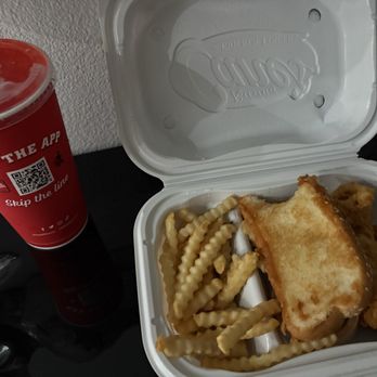 Raising Cane's Chicken Fingers - 3 Finger Combo, Hi-C Fruit Punch - Fast Food Near Me - Indio, California Raising Cane's Chicken Fingers - 3 Finger Combo, Hi-C Fruit Punch - Fast Food Near Me - Indio, California
