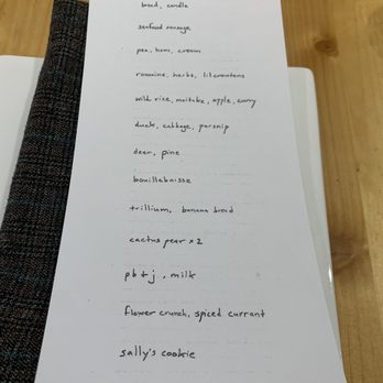 Nook - Menu - New American Near Me - Madison, Wisconsin