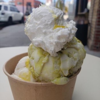 Caffè Panna - Vanilla & pistachio scoop, sea salt, oil - Ice Cream & Frozen Yogurt Near Me - Brooklyn, New York Caffè Panna - Vanilla & pistachio scoop, sea salt, oil - Ice Cream & Frozen Yogurt Near Me - Brooklyn, New York