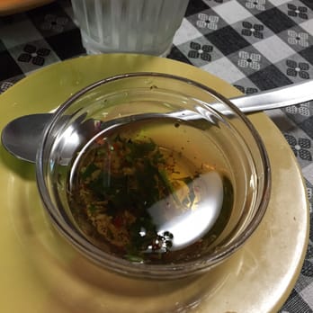 Capone's Pizzeria - The dipping sauce. Goodness in a bowl! - Pizza Near Me - Bloomingdale, Illinois