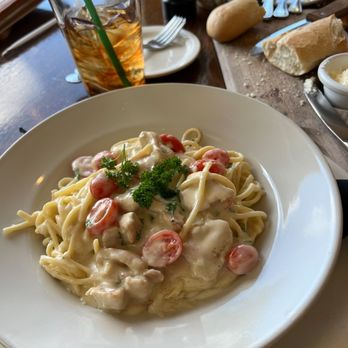 Whispering Woods Grill - Chicken Alfredo Pasta - Steakhouses Near Me - Jordan, Arkansas Whispering Woods Grill - Chicken Alfredo Pasta - Steakhouses Near Me - Jordan, Arkansas
