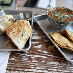 Situ Tacos - The Reina and the soup/taco combo