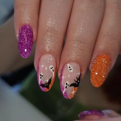 Glam By Camila - Gel-X nails con diseños par Halloween