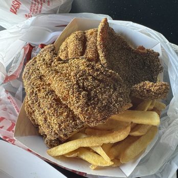 Howard Gumbo - 4 piece 4 Pieces Fried Catfish With Fries (CornMeal Fried) - Cajun/Creole Near Me - Sacramento, California Howard Gumbo - 4 piece 4 Pieces Fried Catfish With Fries (CornMeal Fried) - Cajun/Creole Near Me - Sacramento, California