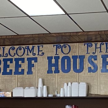 Beef House - a sign that says welcome to the beef house - Diners Near Me - Garland, Texas