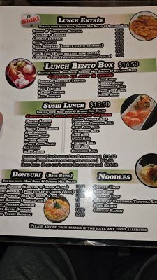 Menu photo 2 Shiki Japanese Cuisine Half Moon Bay, CA Menu photo 2 Shiki Japanese Cuisine Half Moon Bay, CA