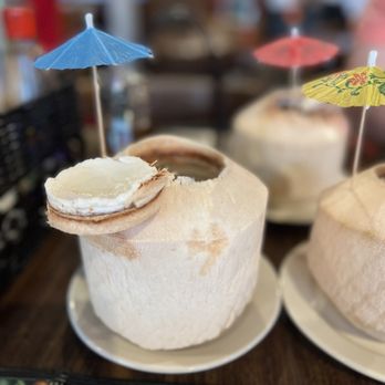 Old Saigon Cafe - Fresh coconut - Vietnamese Near Me - Houston, Texas