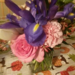 Riverside Garden Florist - Blurry photo but this is what the delivered flowers looked like.