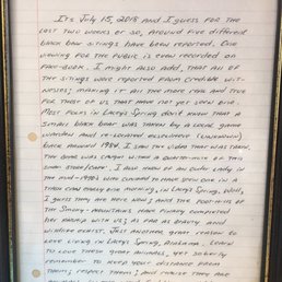 a handwritten menu for beer strings