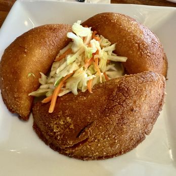 T'chaka - Empanadas were well done, crispy and the spicy cabbage slaw an excellent accompaniment. - Seafood Near Me - Oakland, California