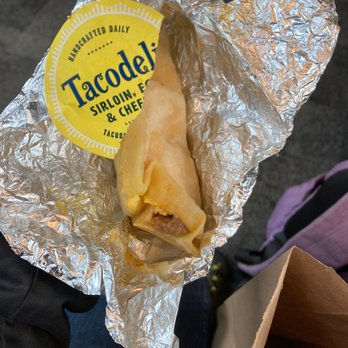 Tacodeli - Sirloin, egg and cheese - Tacos Near Me - Austin, Texas Tacodeli - Sirloin, egg and cheese - Tacos Near Me - Austin, Texas