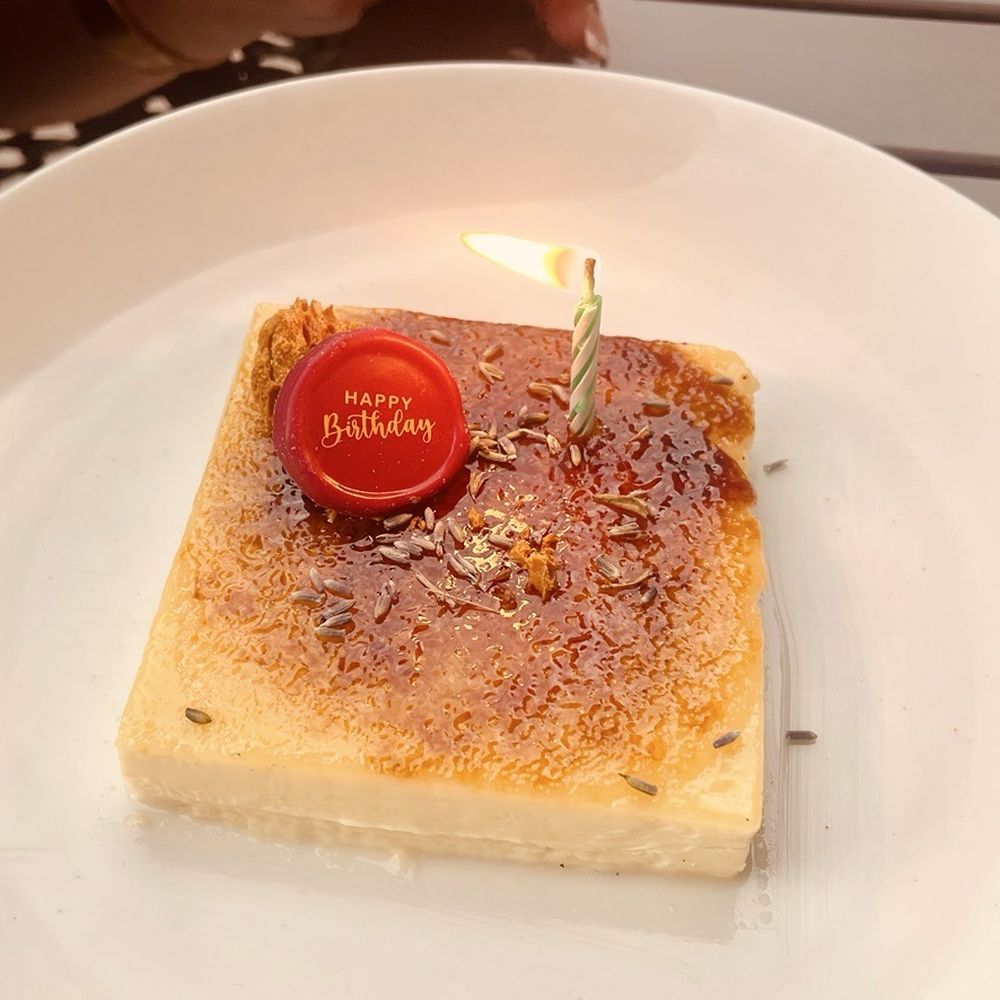 Powder - Happy birthday crème brûlée - New American Near Me - Park City, Utah Powder - Happy birthday crème brûlée - New American Near Me - Park City, Utah