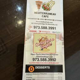 Menu front Menu front