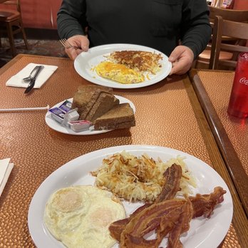 Binion's Cafe - His is an omelette, mine the classic breakfast. - Cafes Near Me - Las Vegas, Nevada Binion's Cafe - His is an omelette, mine the classic breakfast. - Cafes Near Me - Las Vegas, Nevada