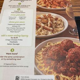 Never ending pasta bowl