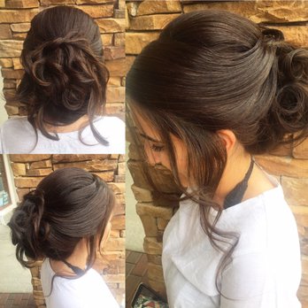 Salon Cemone - Prom formal updo by Jasmin Lugo - Nail Salons Near Me - Manalapan, New Jersey
