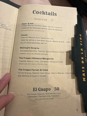 Menu photo 3 Maiz De La Vida Nashville, TN
