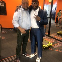 K&G Fashion Superstore - These is the Master Tailor Edward García he's hands will make your suites clean or any clothing La Familia‍