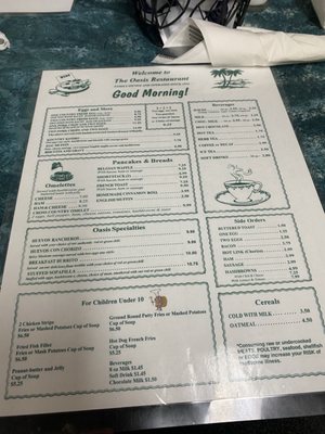 Menu photo 2 Oasis Restaurant & Motel Raton, NM