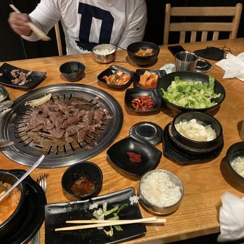 Brother's BBQ - Kimchi Stew, too soup, bbq meat. - Korean Near Me - San Leandro, California