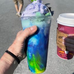 Sacred Grounds Espresso - Red Bull mix and hot cocoa