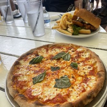 Marina Grille - Margherita Pizza Chicken Cutlet - Seafood Near Me - Belmar, New Jersey