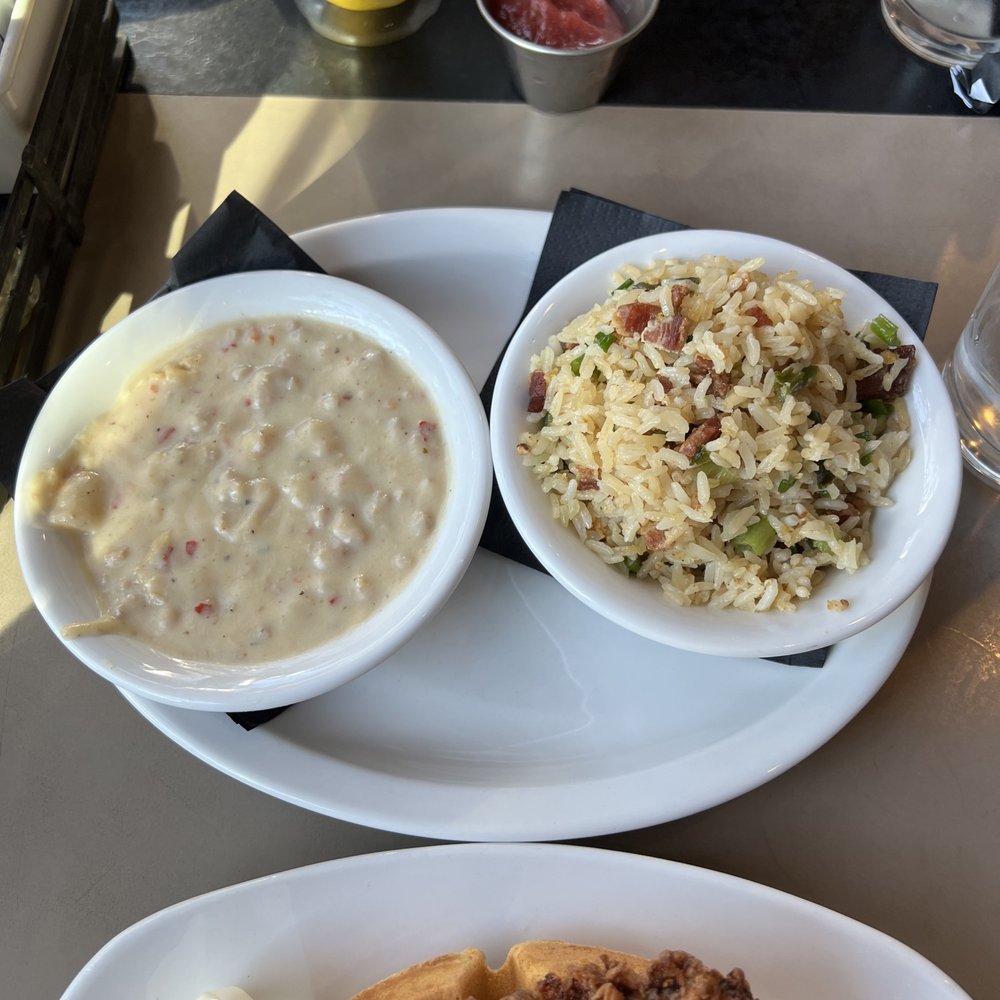 Toast - Country Grits and Bacon Fried Rice - Breakfast & Brunch Near Me - Birmingham, Michigan Toast - Country Grits and Bacon Fried Rice - Breakfast & Brunch Near Me - Birmingham, Michigan