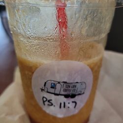Tin Can Coffee - Strawberry mango banana smoothie