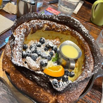 Berkeley Social Club - tuna crème anglaise Dutch pancake - Breakfast & Brunch Near Me - Berkeley, California