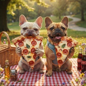 850 Degrees Pizzeria - Frenchie sisters eating pizzas - Pizza Near Me - Etobicoke, Ontario 850 Degrees Pizzeria - Frenchie sisters eating pizzas - Pizza Near Me - Etobicoke, Ontario