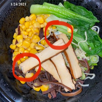 Motto Ramen - Veggie Ramen with moldy ingredients given to me in my takeout! Smelled super moldy and gross. I had to drive 4 miles to get my money back! - Ramen Near Me - Westminster, California Motto Ramen - Veggie Ramen with moldy ingredients given to me in my takeout! Smelled super moldy and gross. I had to drive 4 miles to get my money back! - Ramen Near Me - Westminster, California