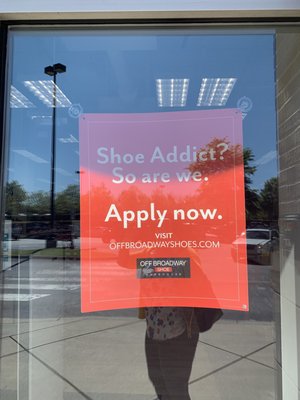 off broadway shoes credit card