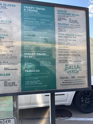Menu photo 8 Salsa Verde Restaurant Tucson, AZ