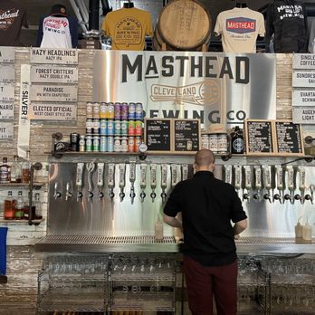 Masthead Brewing - Tap wall - Breweries Near Me - Cleveland, Ohio Masthead Brewing - Tap wall - Breweries Near Me - Cleveland, Ohio