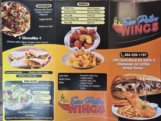 Menu photo 1 San Peter Wings Ellenwood, GA Menu photo 1 San Peter Wings Ellenwood, GA