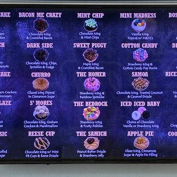 Van Dough - The menu they have right now. - Donuts Near Me - Clearwater, Florida Van Dough - The menu they have right now. - Donuts Near Me - Clearwater, Florida