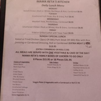 Mama Reta's Kitchen - Soul Food Near Me - Lake Charles, Louisiana