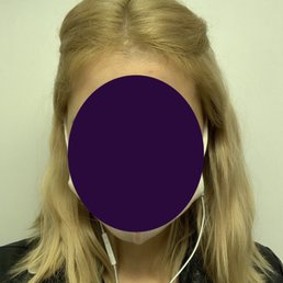 The purple photo is the AFTER. The purple photo is the AFTER.
